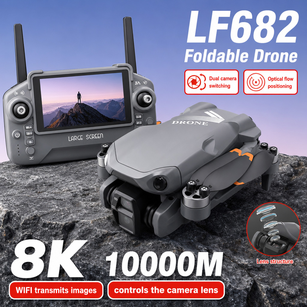 Drone Gps Mount - Zdjęcia lotnicze z drona LF682, 8K