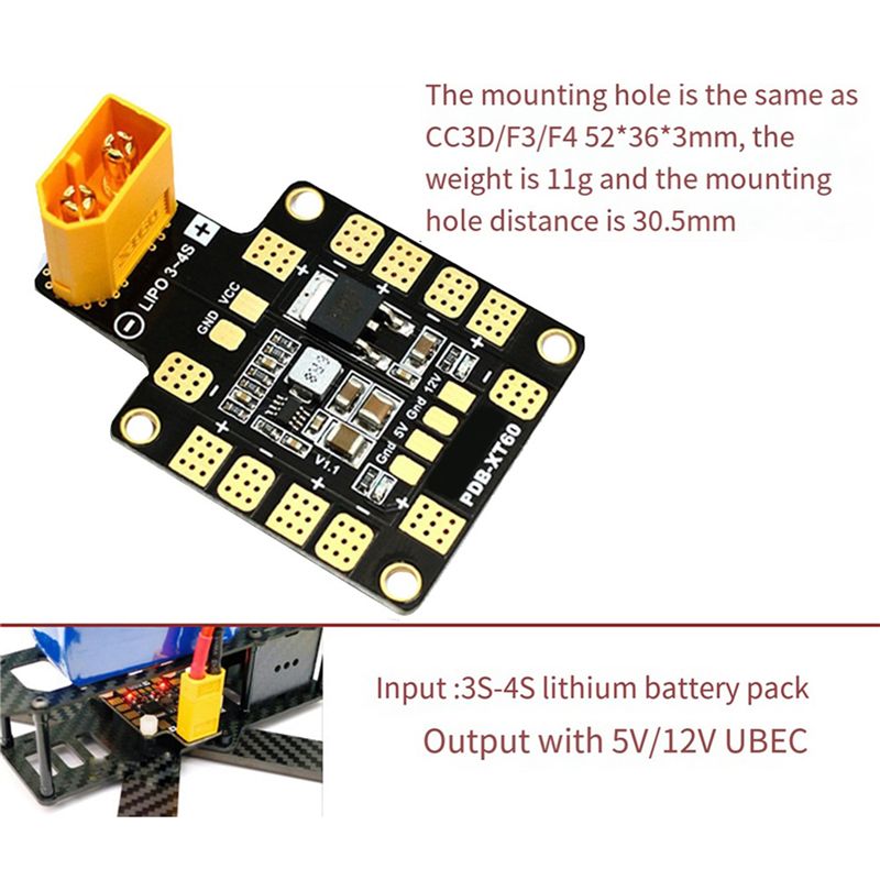 B78B-4X – płyta rozdzielcza za – Drone Power Distribution Board recenzja i cena